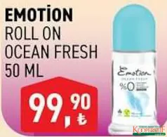 EMOTİON ROLL-ON DEODORANT OCEAN FRESH 50 ML EMOTİON ROLL-ON DEODORANT OCEAN FRESH 50 ML